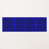 Simple Scribble | Spiegelung | Blau | Yogamatte (Rückseite (Horizontal))