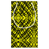 Simple Scribble | Spiegelung | Gelb | Kleine Geschenktüte (Rückseite)