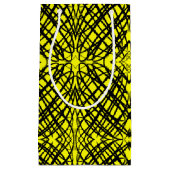 Simple Scribble | Spiegelung | Gelb | Kleine Geschenktüte (Vorderseite)