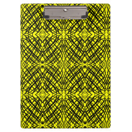 Simple Scribble | Spiegelung | Gelb | Klemmbrett