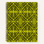Simple Scribble | Spiegelung | Gelb | Notizblock (Vorderseite)