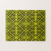 Simple Scribble | Spiegelung | Gelb | Puzzle (Horizontal)