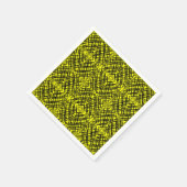 Simple Scribble | Spiegelung | Gelb | Serviette (Ecke)