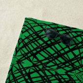 Simple Scribble | Spiegelung | Grün | Strandtuch (Beispiel)
