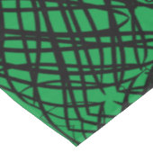 Simple Scribble | Spiegelung | Grün | Tischdecke (Schrägansicht)
