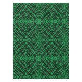 Simple Scribble | Spiegelung | Grün | Tischdecke (Vorderseite)