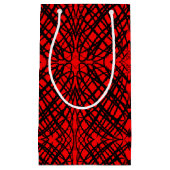 Simple Scribble | Spiegelung | Rot | Kleine Geschenktüte (Vorderseite)