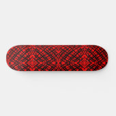 Simple Scribble | Spiegelung | Rot | Skateboard (Horizontal)