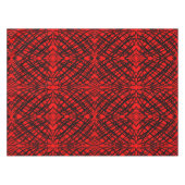 Simple Scribble | Spiegelung | Rot | Tischdecke (Vorderseite (Horizontal))