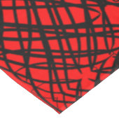 Simple Scribble | Spiegelung | Rot | Tischdecke (Schrägansicht)