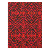 Simple Scribble | Spiegelung | Rot | Tischdecke (Vorderseite)