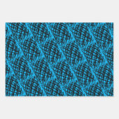 Simple Scribble | Winkel | Mehrfarbiger Hintergrun Geschenkpapier Set (Vorderseite)