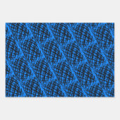 Simple Scribble | Winkel | Mehrfarbiger Hintergrun Geschenkpapier Set (Vorderseite)