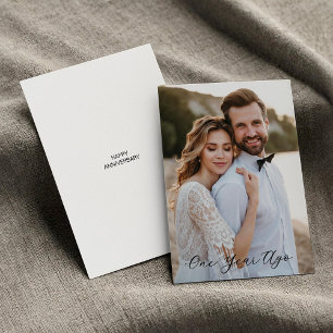 Simple Scrippting First Anniversary - Vor einem Ja Karte