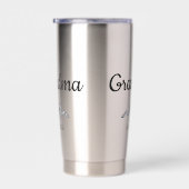 Simple Script Bow Grandma Est. Year Thermobecher (Rechts)