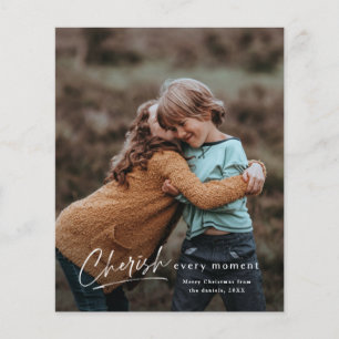 Simple Script Cherish Foto Budget Weihnachtskarte