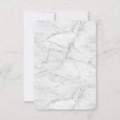 SIMPLE SCRIPT danke notieren Gold Glitzer-Typ Einladung (Rückseite)