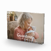 Simple Script Grandma Est.Photo Year Fotoblock (Rechts)