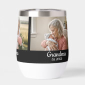 Simple Script Grandma Year Est. 3 Photo (Rückseite)