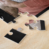 Simple Script Grandma Year Est. 3 Photo Acrylic Puzzle (Seite)