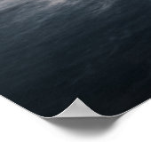Simple Seascape Foto Poster (Ecke)