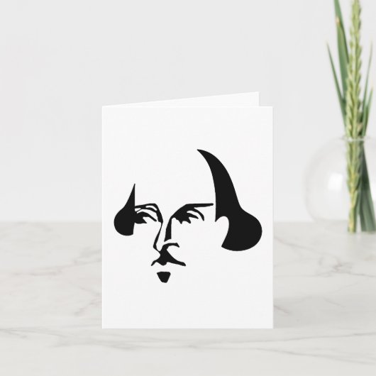 Simple Shakespeare Karte (Vorderseite)