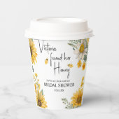Simple She’s Found Her Honey Bee Bridal Shower Pappbecher (Vorderseite)