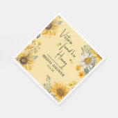 Simple She’s Found Her Honey Bee Bridal Shower Serviette (Ecke)