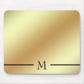 Simple Shiny Gold Mousepad (Vorne)