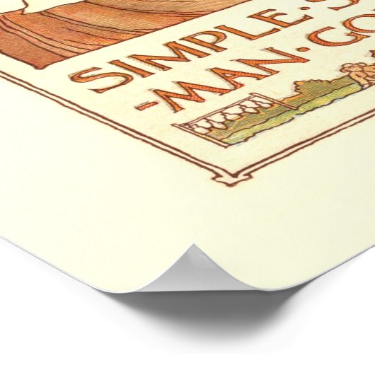 "Simple Simon" Poster (Ecke)