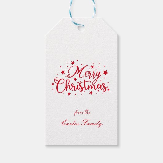 SImple-Skript Weihnachten Geschenkanhänger (Vorderseite)