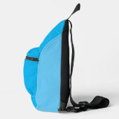 Simple Sky Blue Authority® Crossbody Bag (Rechts)