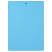 Simple Sky Blue Authority® Klemmbrett (Rückseite)