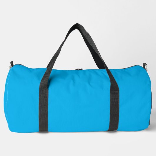 Simple Sky Blue Large Duffel Bag Printed D.Bags Duffle Bag (Vorderseite)