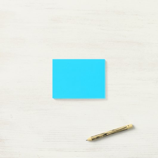 Simple Sky Blue Post-it Klebezettel (Auf Schreibtisch)