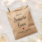 Simple S'more Liebe Gastgeschenk Hochzeit Bag Geschenktütchen (Ausgeschnitten)