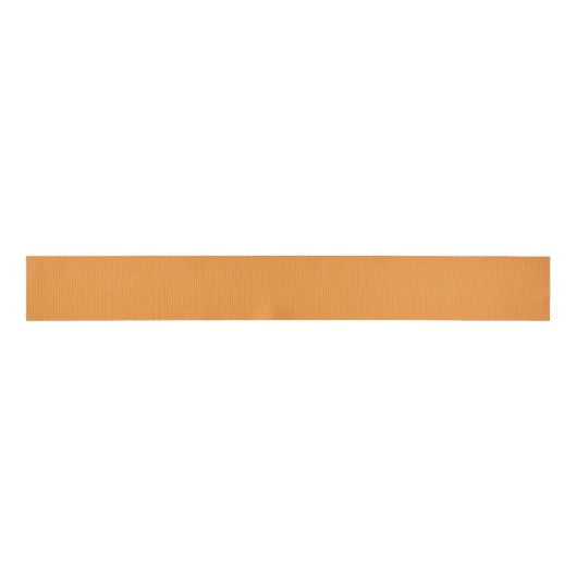 Simple Solid Burnt Orange Ripsband (Vorderseite)