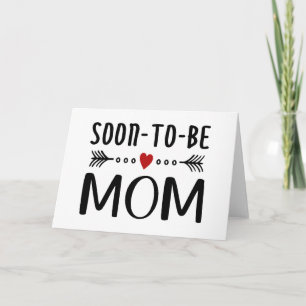 Simple Soon-to-be Mom Mother's Day   Greeting Card Karte