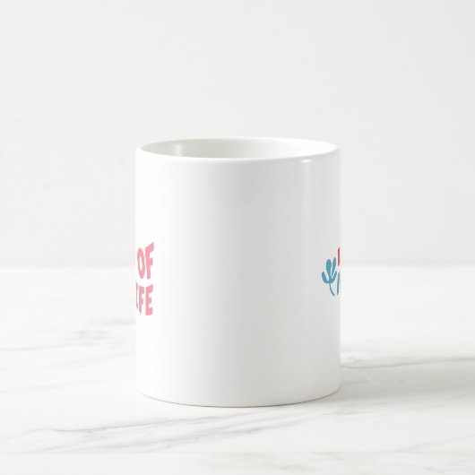 Simple Special Charming Love of My Life Clean Kaffeetasse (Mittel)