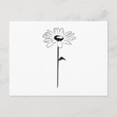 Simple Spring Daisy Postkarte (Vorderseite)