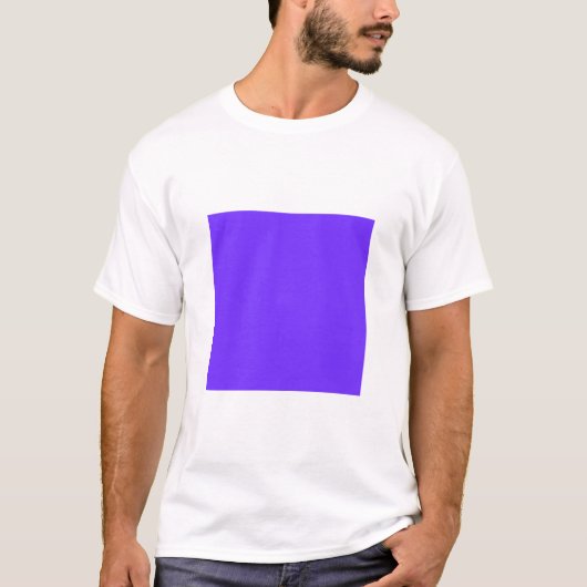 Simple Square - Deep Azure T-Shirt (Vorderseite)