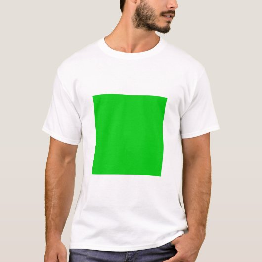 Simple Square - Spring Green T-Shirt (Vorderseite)