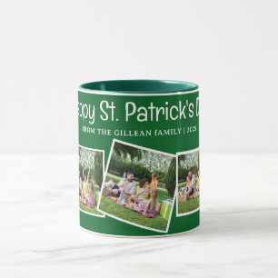 Simple St. Patrick's Day Kleeblatts Foto Tasse