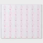 Simple Star Tree Mid Mod Frohe Weihnachten Geschenkpapier (Flach)