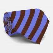 Simple Stripe Satin Necktie Krawatte (Gerollt)