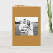 Simple Style Gold Frohe Weihnachten 2 Foto (Rückseite)