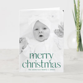 Simple Style Green Frohe Weihnachten 2 Foto