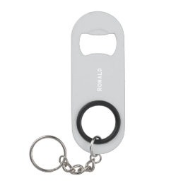 Simple Stylish Bottle Opener Custom Text Bar Key Mini Flaschenöffner