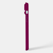 SIMPLE STYLISH CUSTOMIZED NAME MODERN WINE iPhone HÜLLE (Linke Seite)