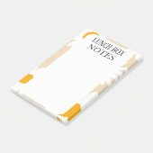 SIMPLE STYLISH MODERN CUSTOMIZED LUNCH BOX  POST-IT KLEBEZETTEL (angewinkelt)